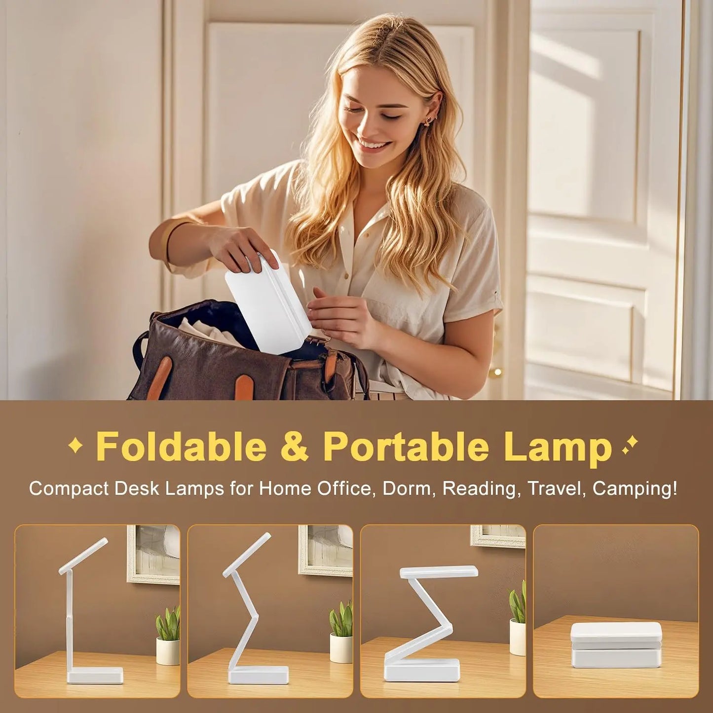 Desk Light with USB Charging Port