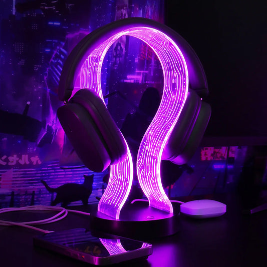 Acrylic Light up Headphone Stand