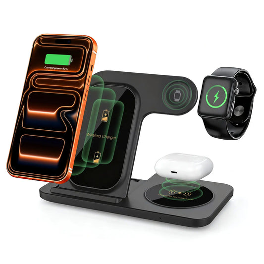 Wireless Charging Station for Apple Devices