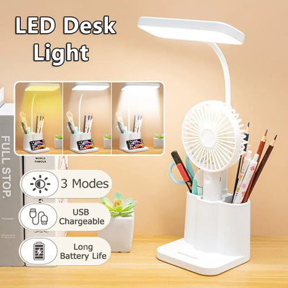 3-Color Control Mode LED Desk Lamp