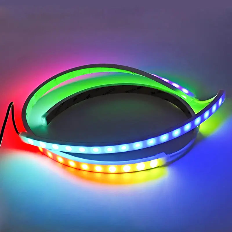 RGBIC LED Strip Light for Gaming, Smart App Control, Music Sync, USB Powered for PC Monitors