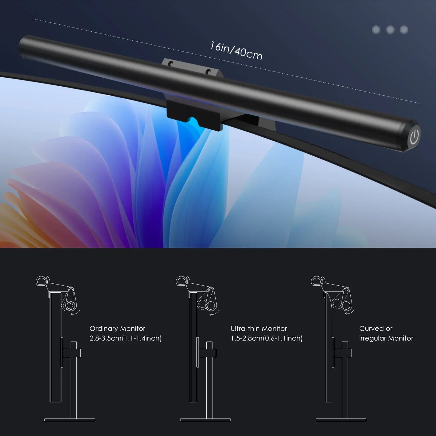  Professional Dual Control Monitor Light Bar