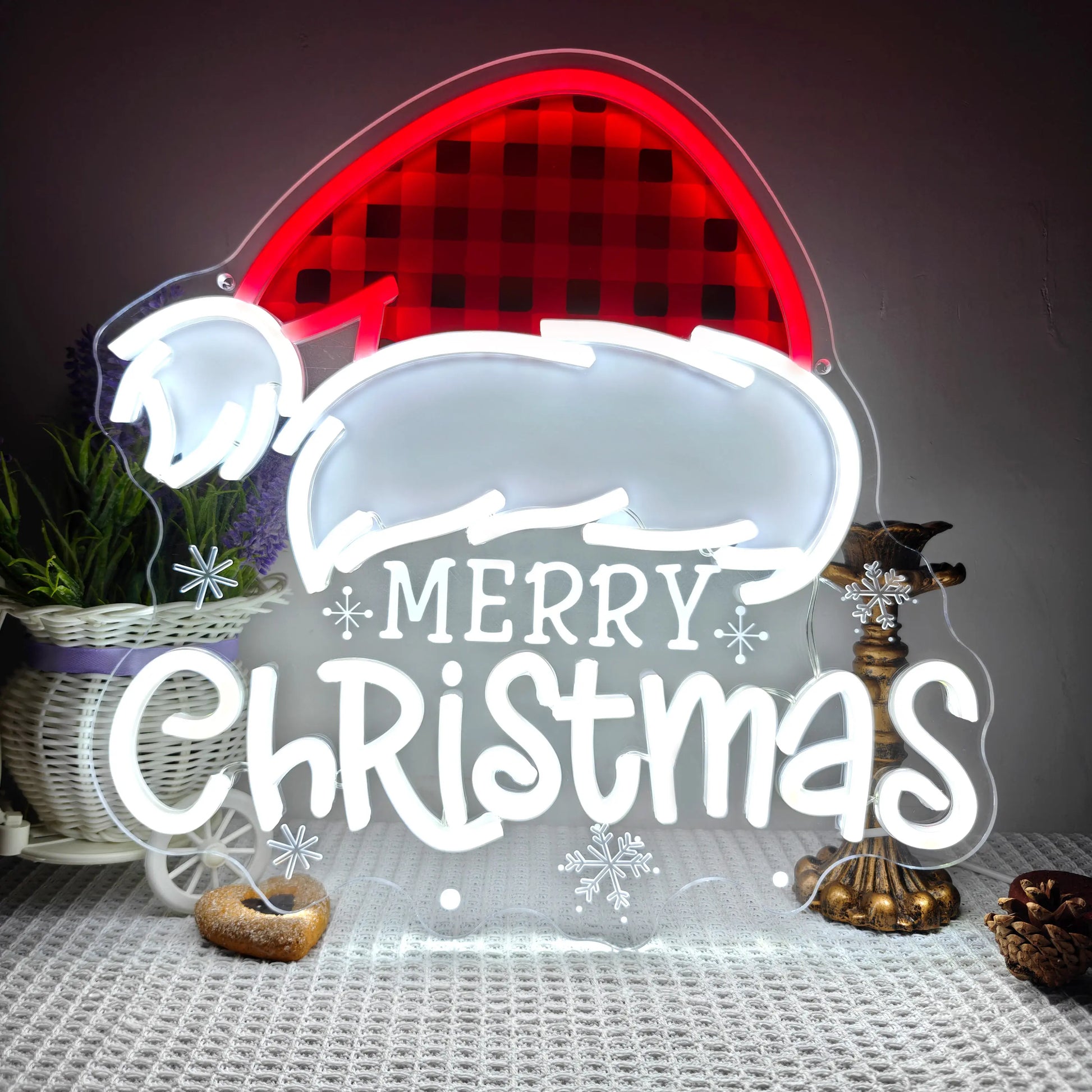 Merry Christmas Neon Signs for Wall Decor\