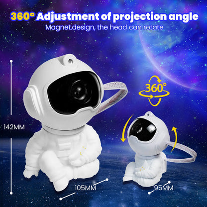 Astronaut Star Projector Galaxy Night Light