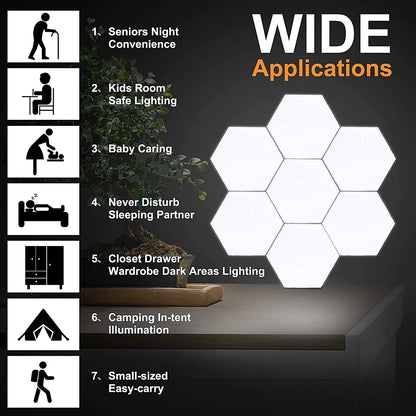 Hexagonal Design Wall Mounted LED Light