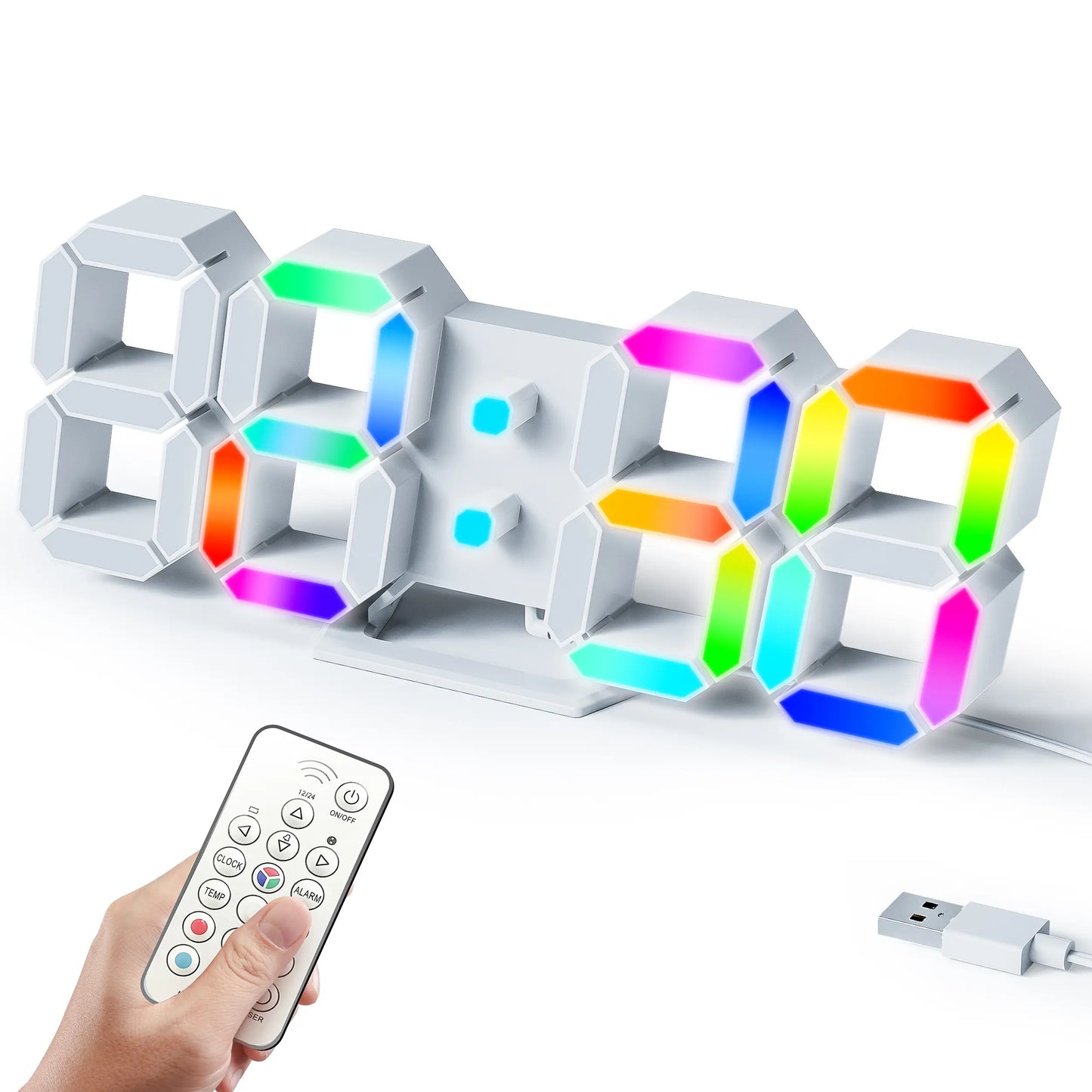 Digital 3D Led Clock