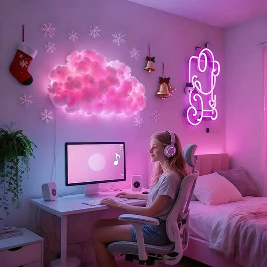 3D RGB LED Cloud Light 