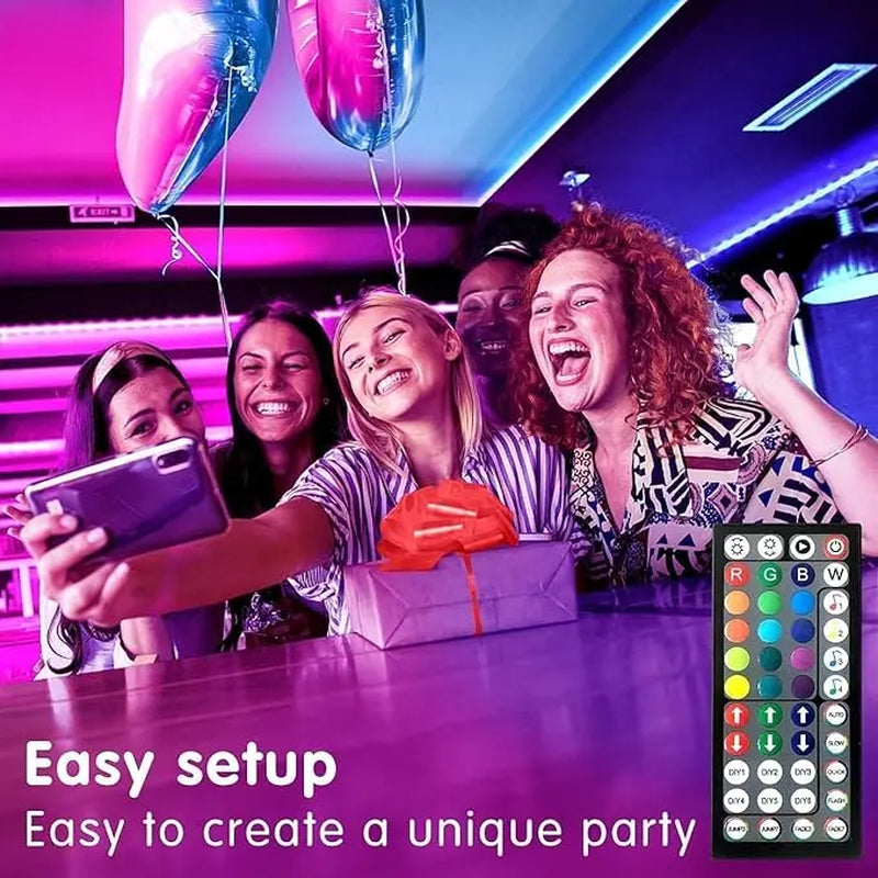 Smart LED Lights, 100Ft Colorsync RGB LED Strip Lights 