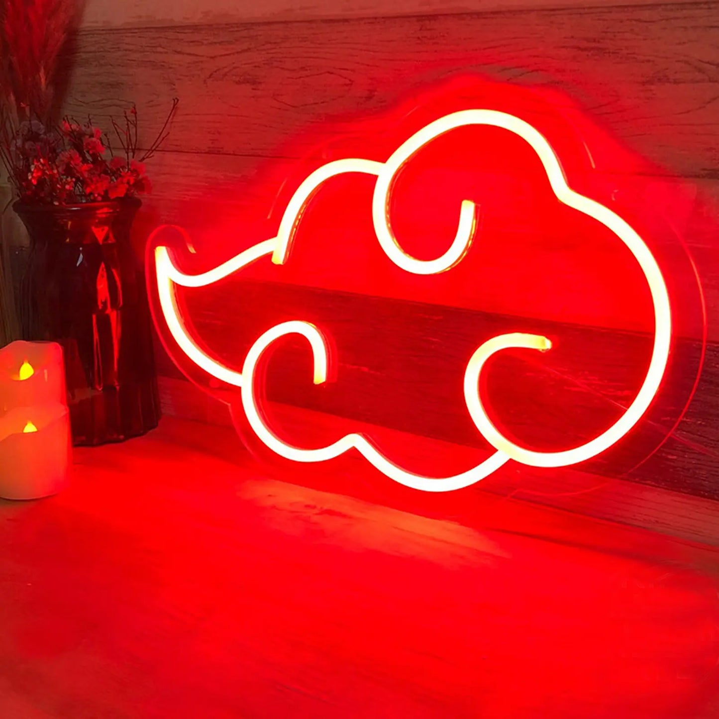 Cloud Anime Neon Sign