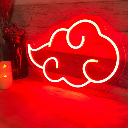 Cloud Anime Neon Sign