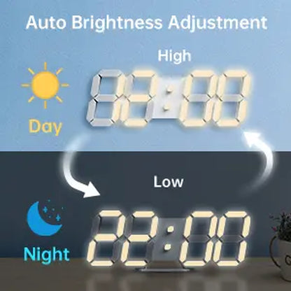 Digital 3D Led Clock