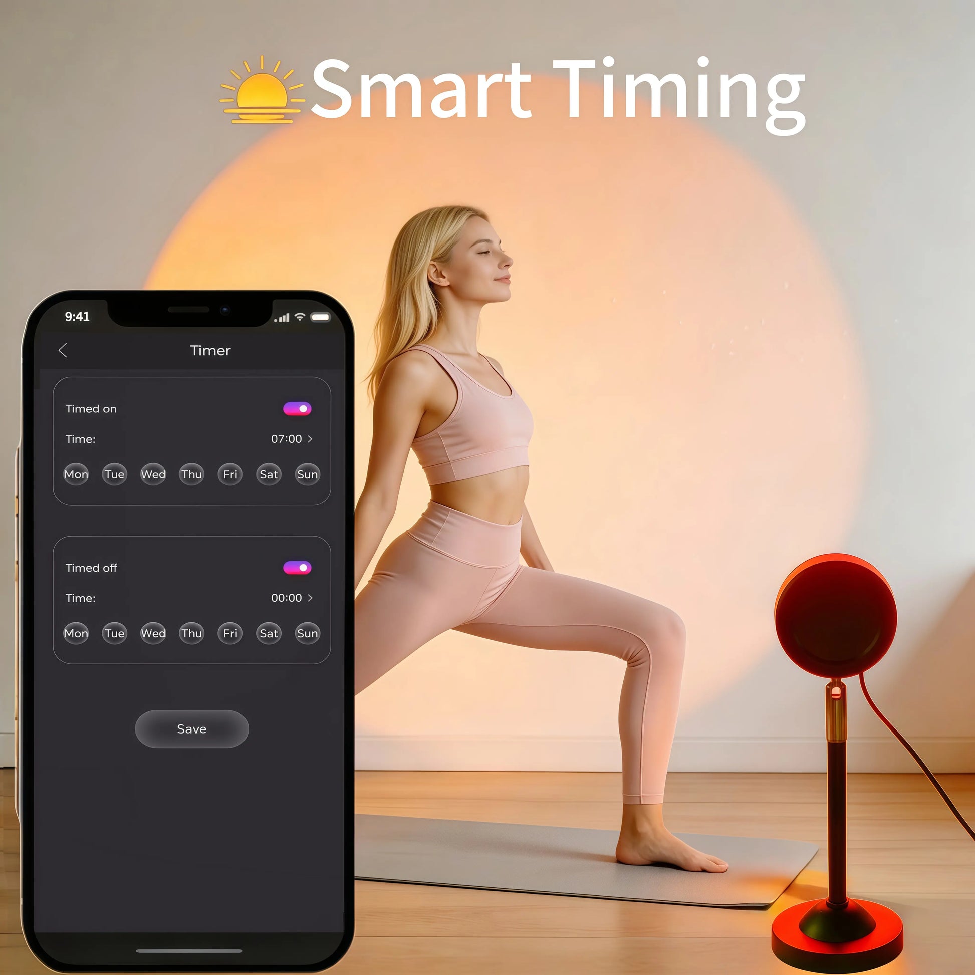 Sunset Lamp W/ App/Remote Control