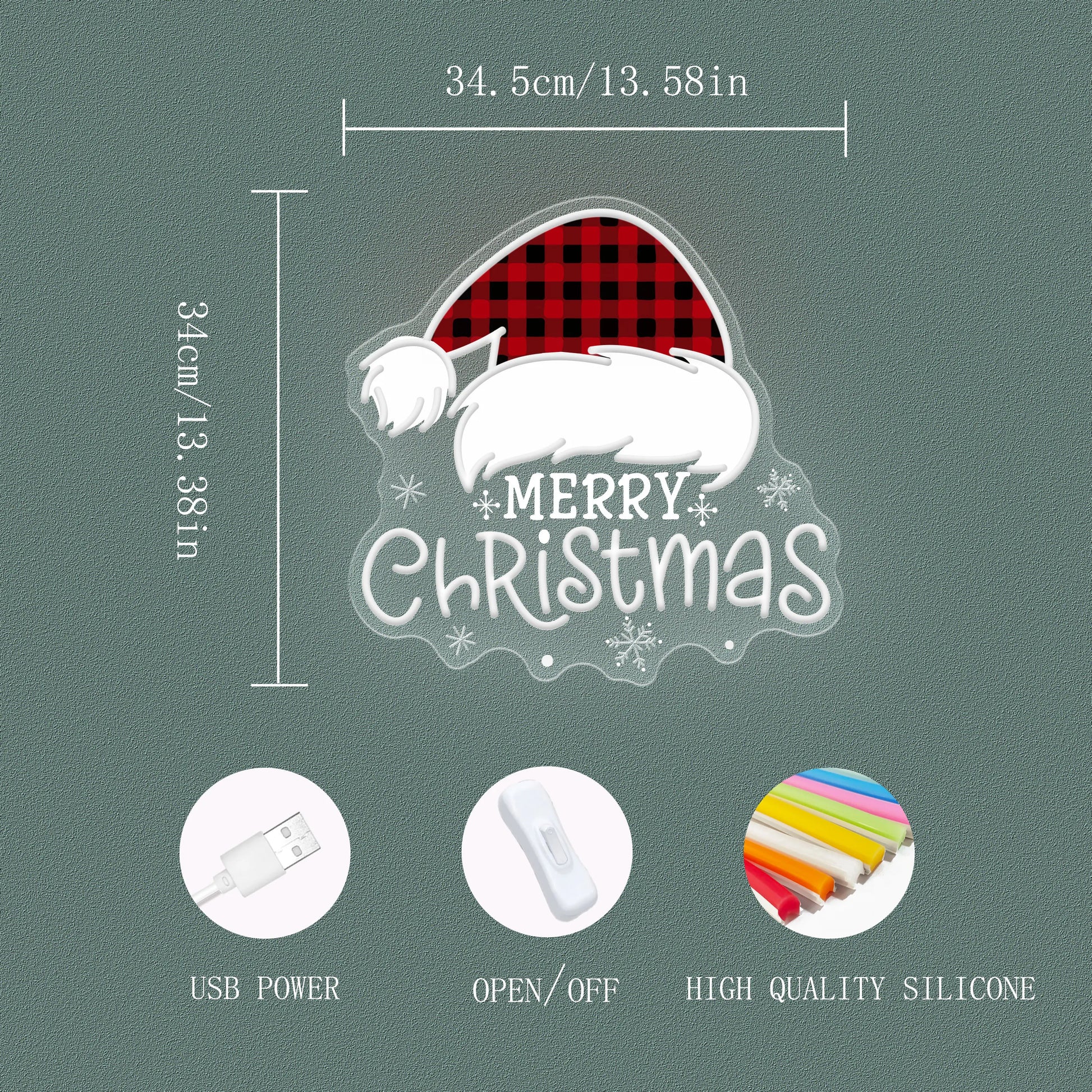Merry Christmas Neon Signs for Wall Decor\
