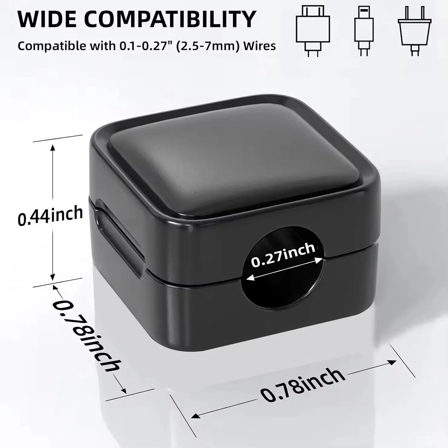 5 Pack Magnetic Cable Clips