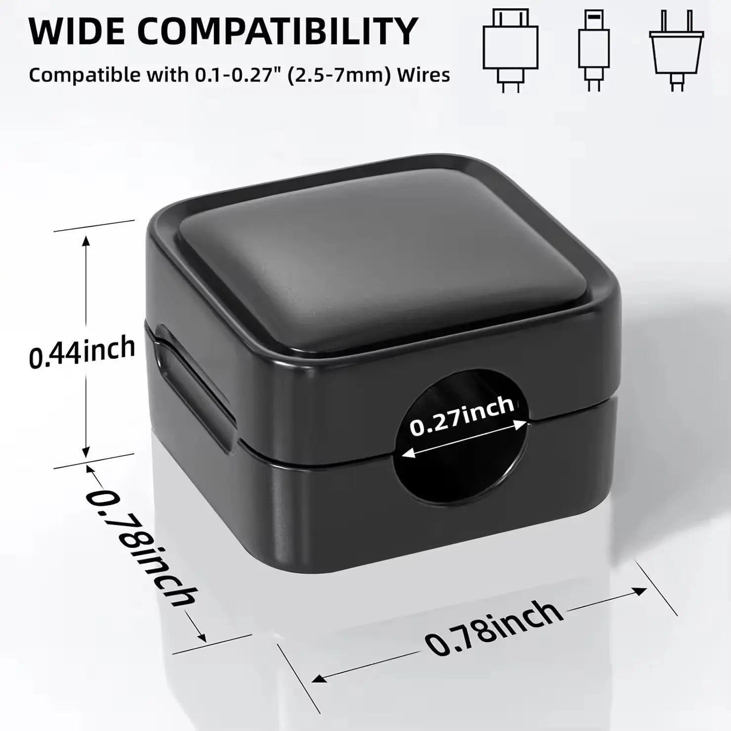 5 Pack Magnetic Cable Clips