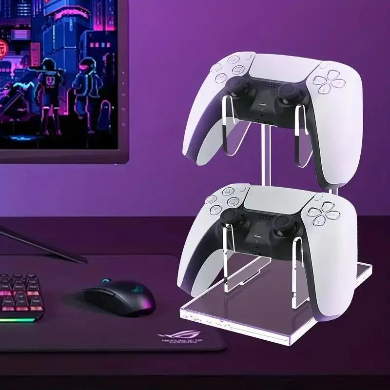 3-Layer Compact Game Controller Stand & Headphone Stand