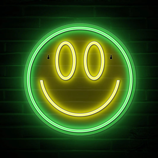Smile Face Neon Sign