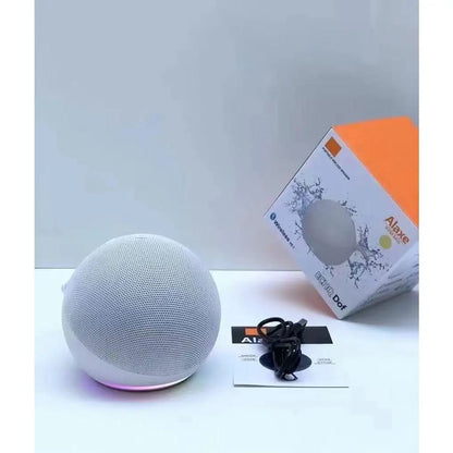 2026 Compact Mini Spherical Bluetooth Portable Waterproof Speaker - Usb-Powered Wireless Bass Sound System with RGB Light, Card Connection for Outdoor Camping & Hiking, Summervibes