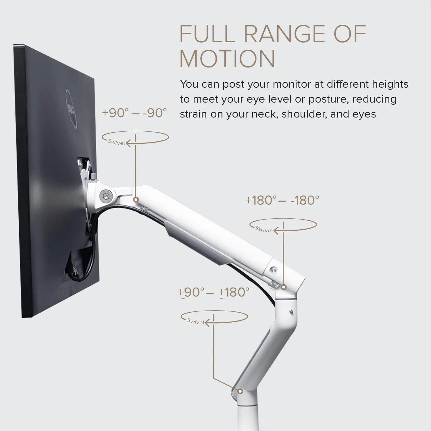 POUT - E12 Dual Monitor Arm 