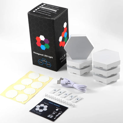 Hexagonal Design Wall Mounted LED Light