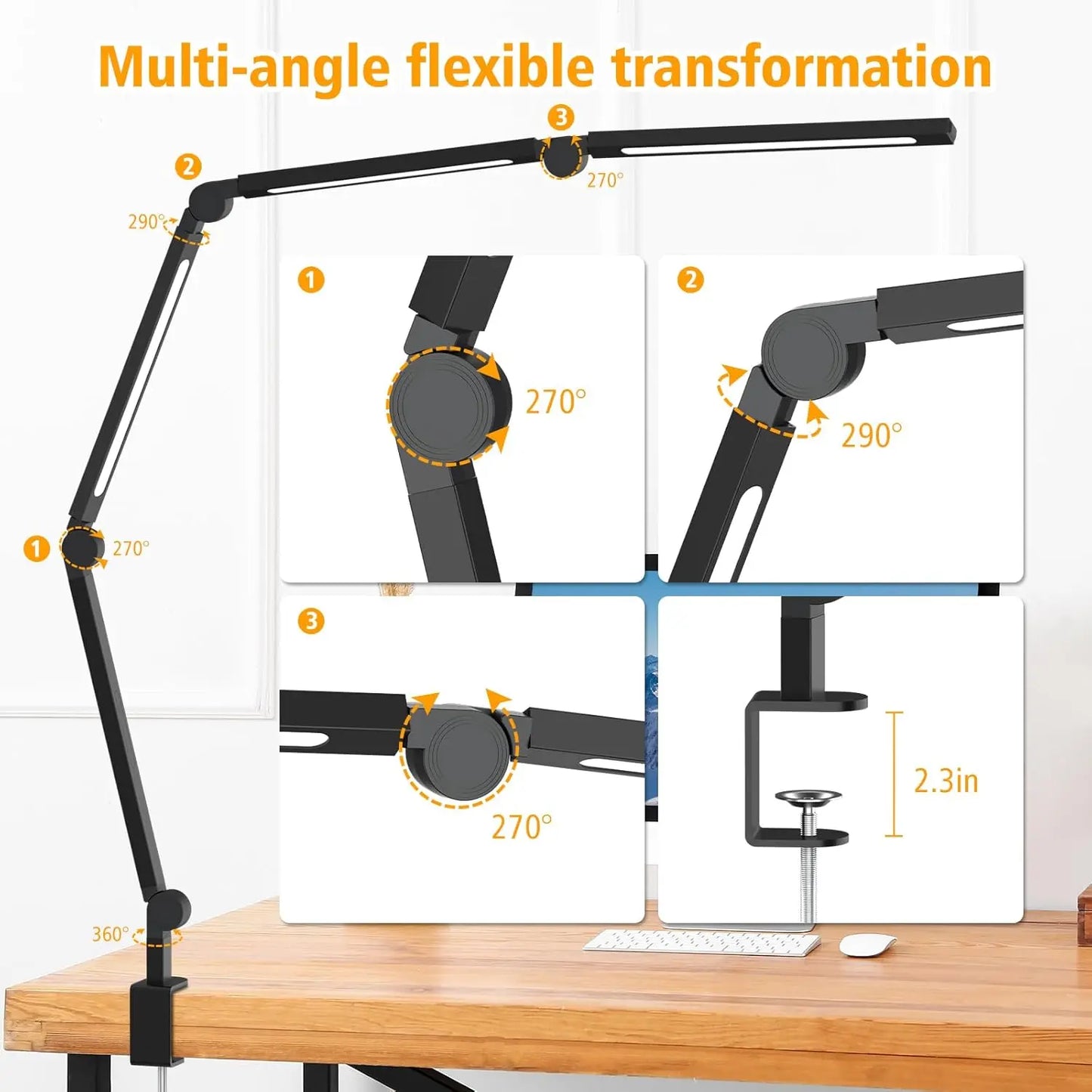 Segrass Bright LED Desk Lamp