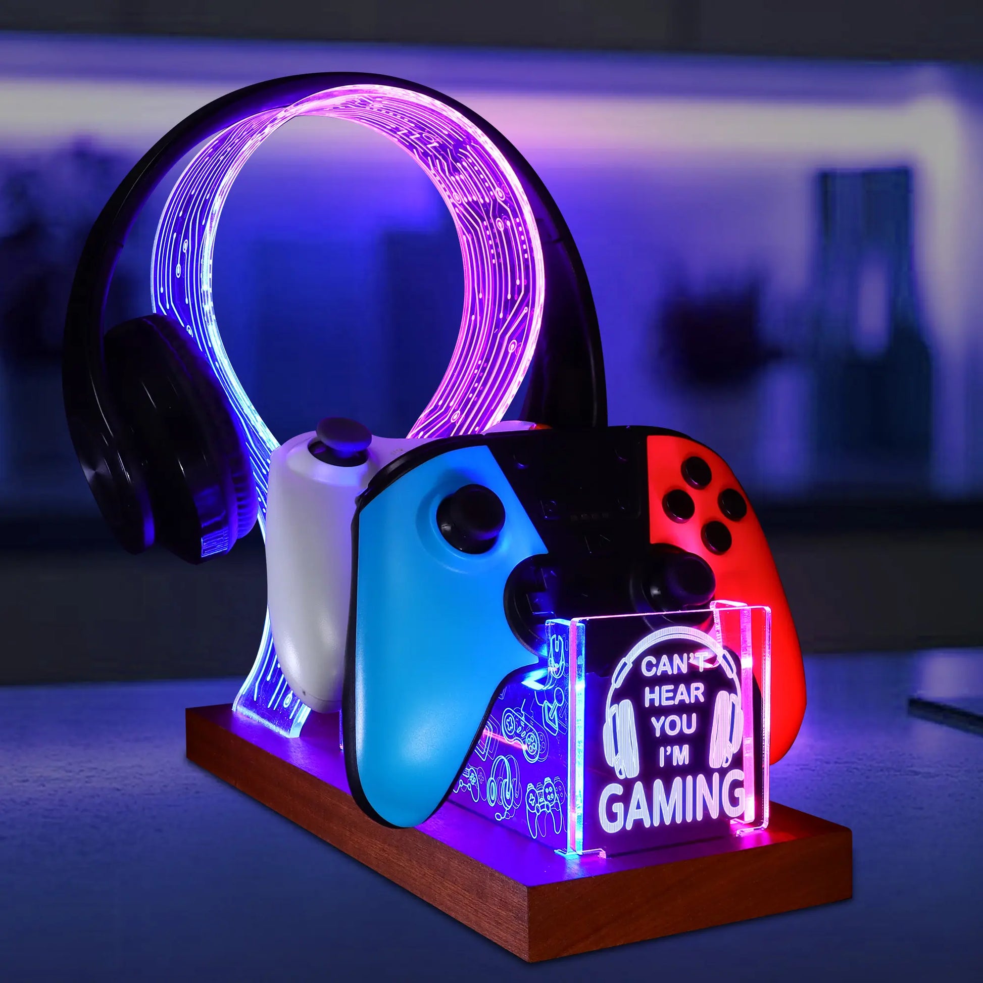 Acrylic Light up Headphone Stand