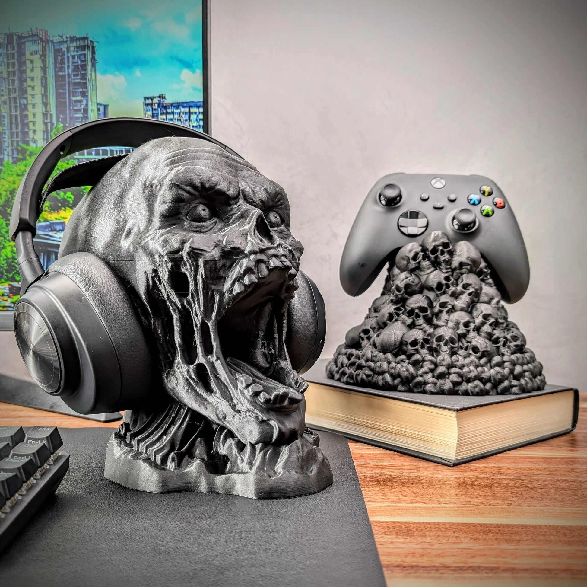Beamteam3D Zombie Head Stand - Desk Organizer and Holder