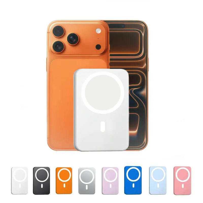 [Dealsforyoudays]5000Mah Magnetic Power Bank for Iphone 12–17 Series, Works Best with Magsafe Case or No Case, Portable Wireless Charger Summerwins