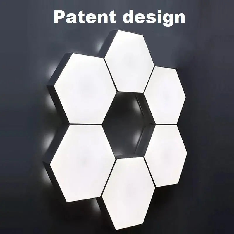 Hexagonal Design Wall Mounted LED Light