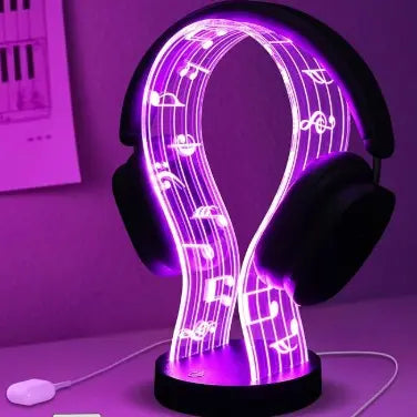 Acrylic Light up Headphone Stand