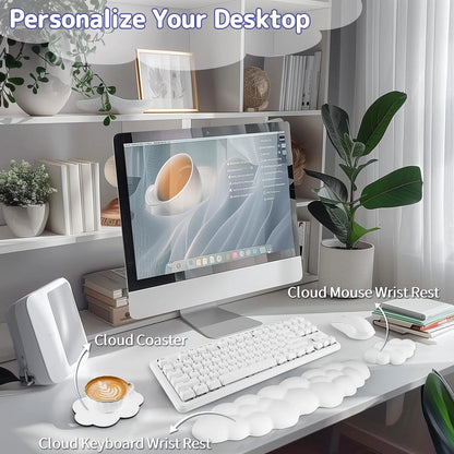 Cloud Wrist Rest Keyboard, Cute Arm Rest for Palm Support