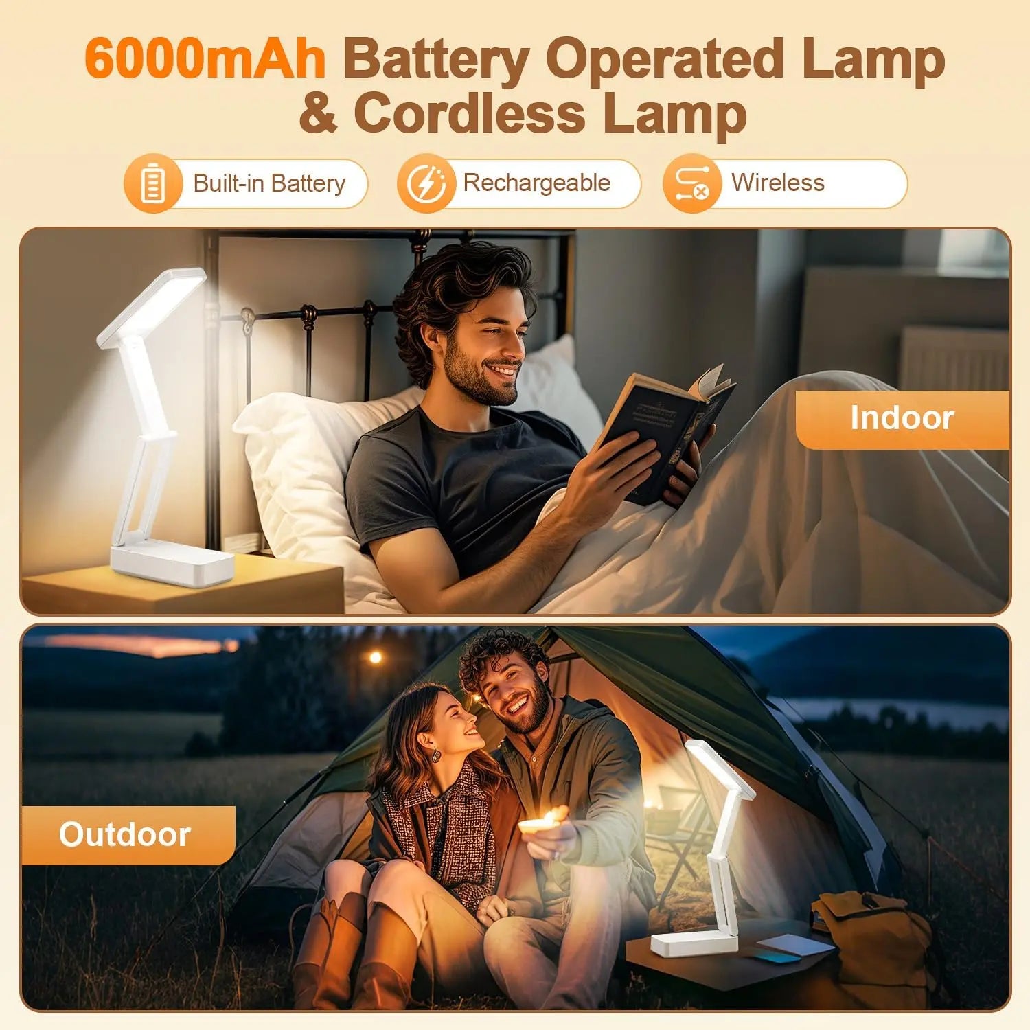 Desk Light with USB Charging Port