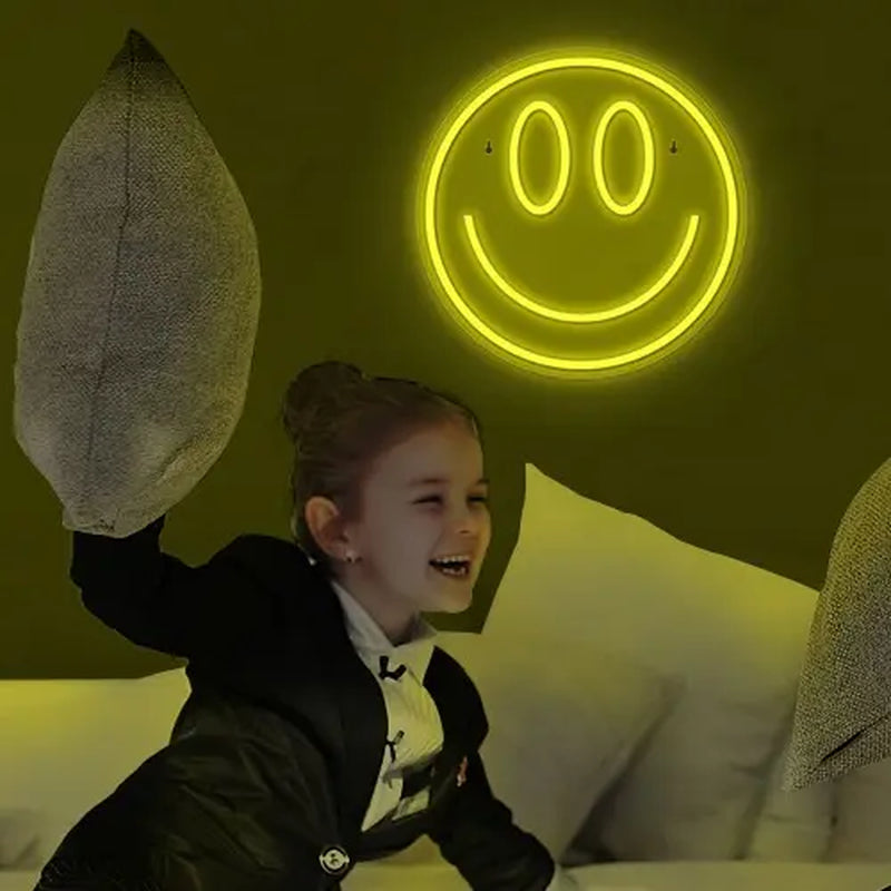 Smile Face Neon Sign