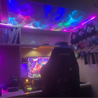 3D Thundercloud LED Light, Cotton Lightning Cloud