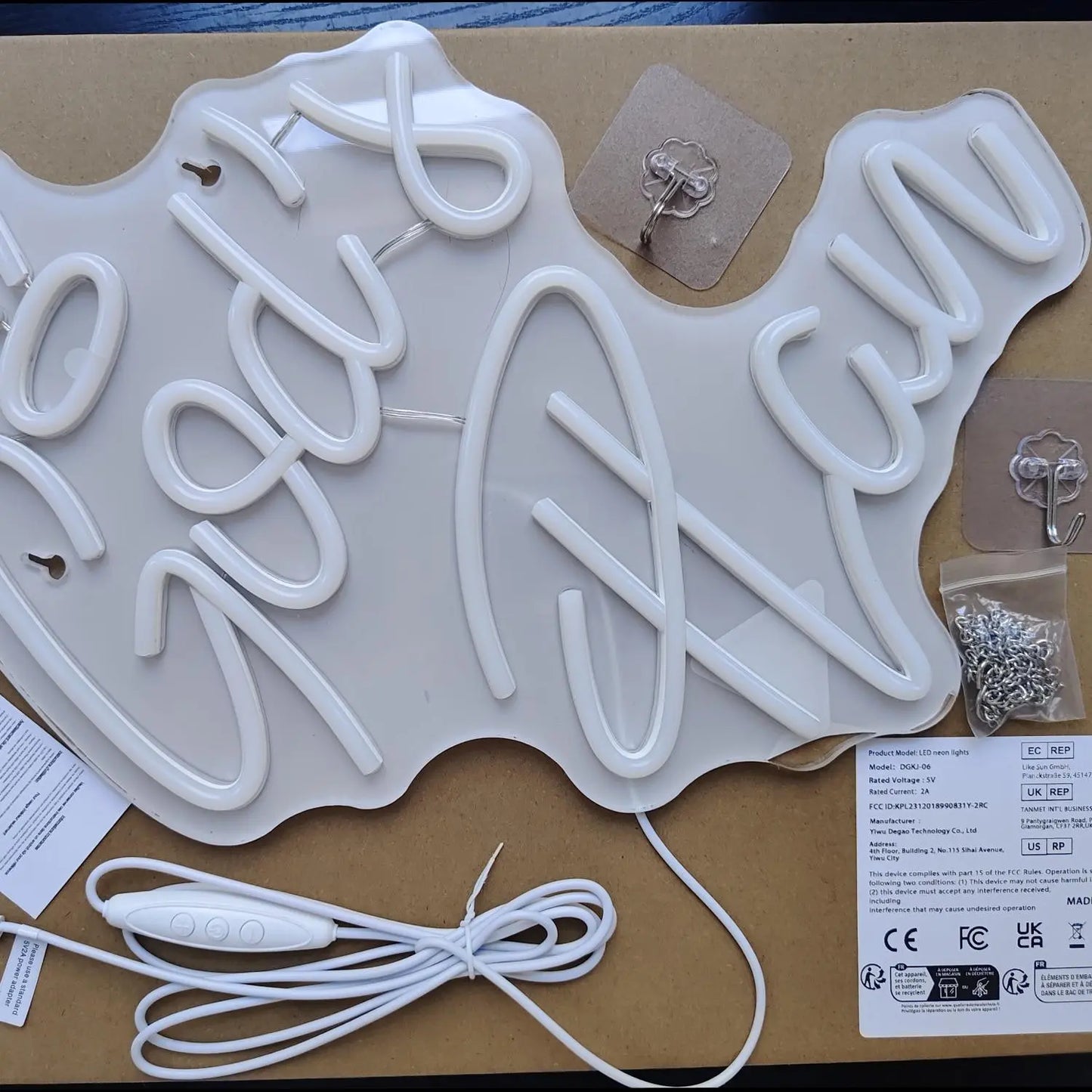 "God'S Plan" Neon Sign, Crown Shaped Design LED Neon Light