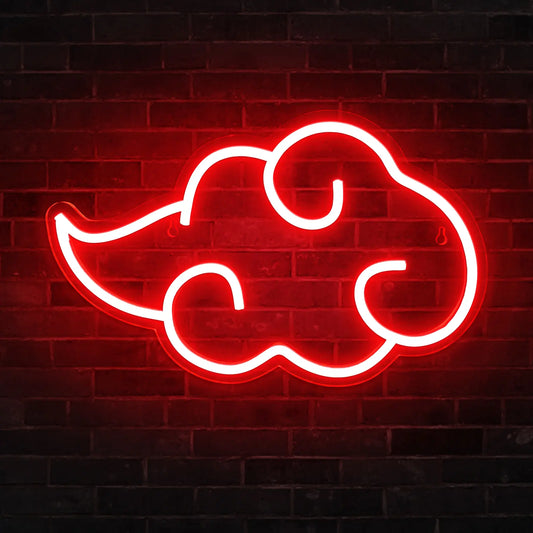 Cloud Anime Neon Sign