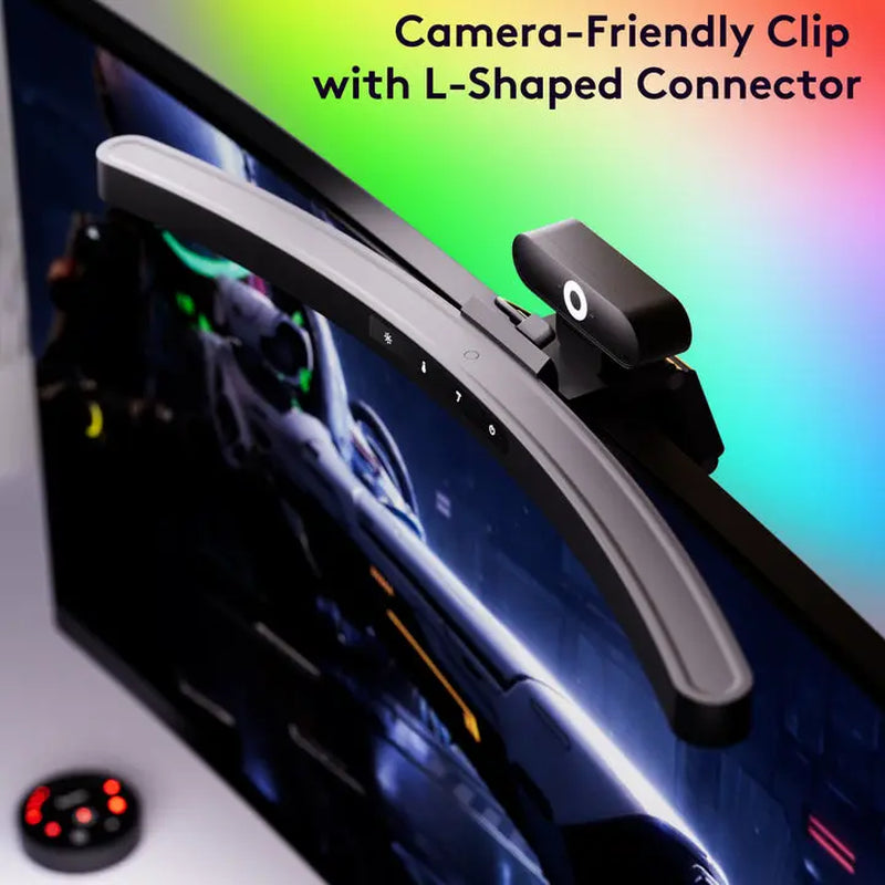 Curved Monitor Light Bar with Dual Control