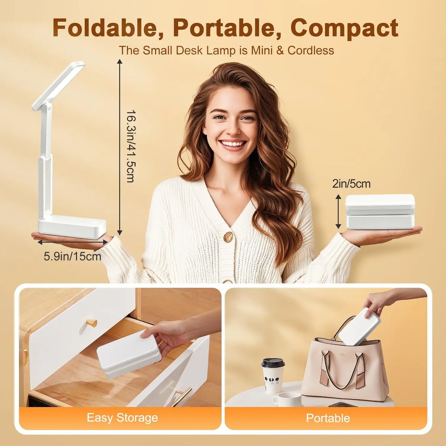 Desk Light with USB Charging Port