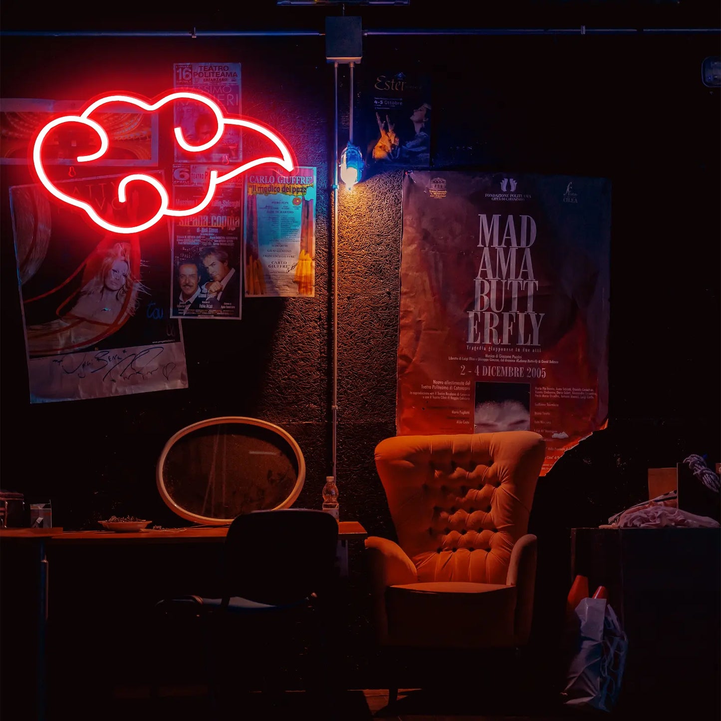 Cloud Anime Neon Sign
