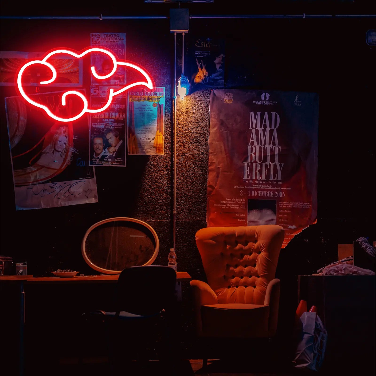Cloud Anime Neon Sign