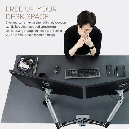 POUT - E12 Dual Monitor Arm 