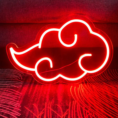 Cloud Anime Neon Sign
