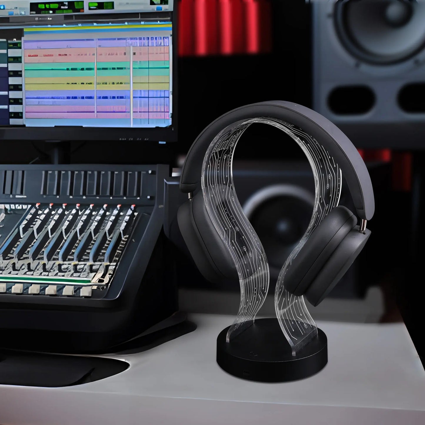 Acrylic Light up Headphone Stand
