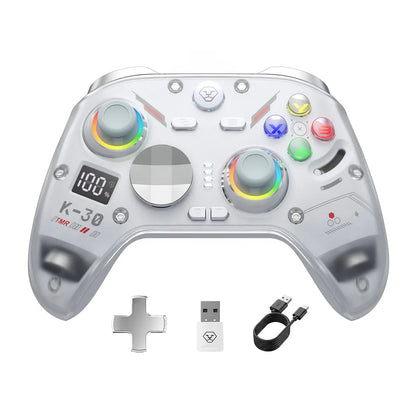AOLION K30 Wireless Game Controller (Not for Playstation/Xbox) - TMR Anti-Drift Joysticks, Switchable ABXY Layout, Mechanical & Linear Trigger Modes, Dual-Height Thumbsticks, Compatible with Switch, PC, Ipad & Android