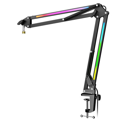 FIFINE BM38 RGB Microphone Boom Arm