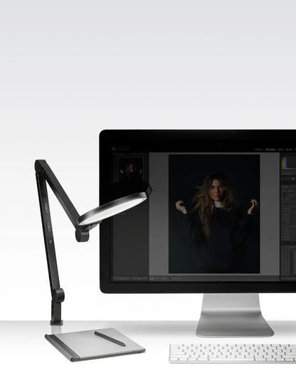 Lume Cube Edge Light 2.0 Black LED Desk Lamp