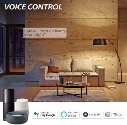 Smart 9W A19 LED Light Bulb - Google Home & Alexa Compatible
