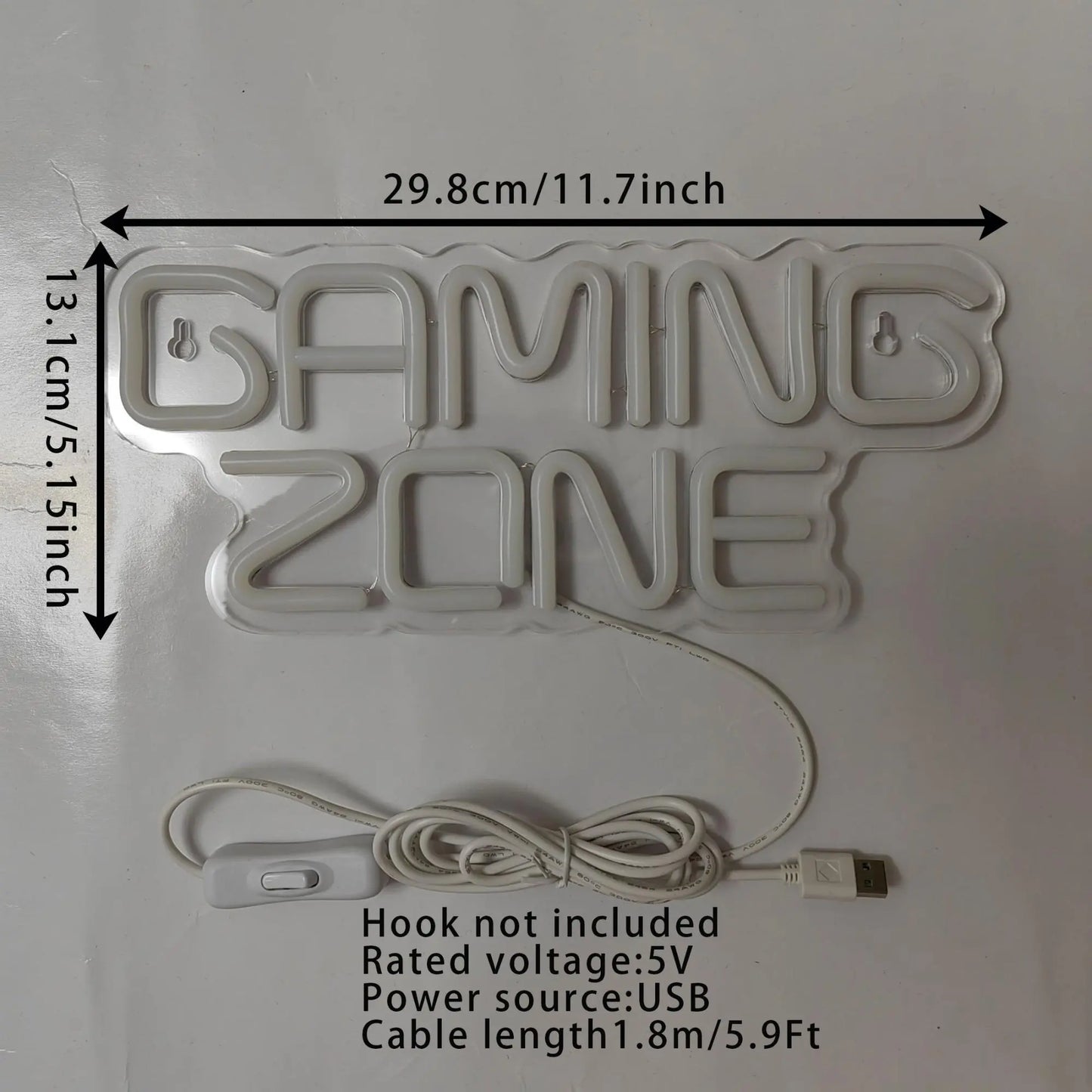 Creative Gaming Zone & Earphone Design Neon Sign