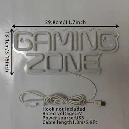 Creative Gaming Zone & Earphone Design Neon Sign