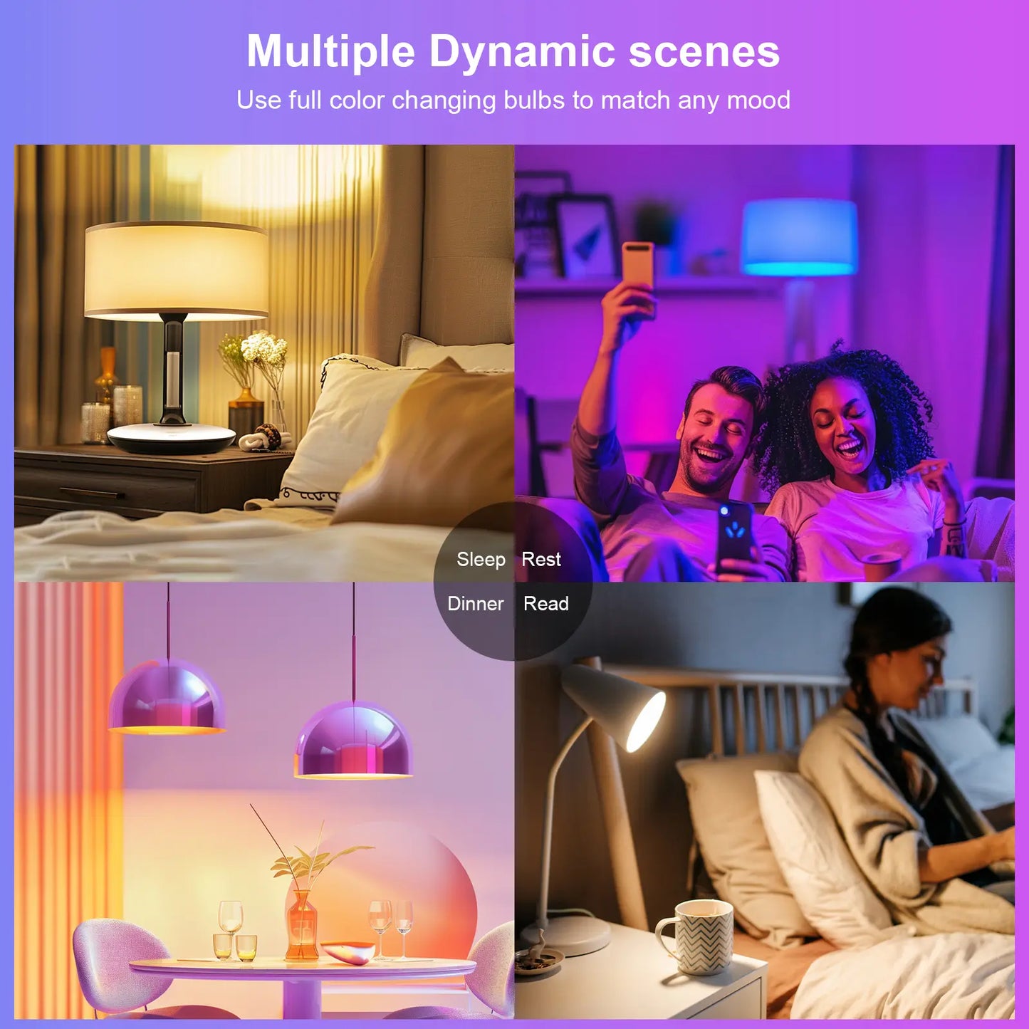 RGB Smart Bulb - 9W-120V